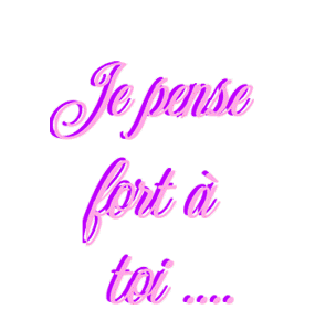 Gif animé je pense à toi ange